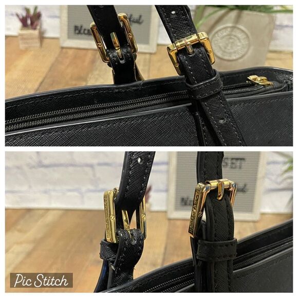 Tory Burch black saffiano Leather Robinson Tote - Picture 4 of 14